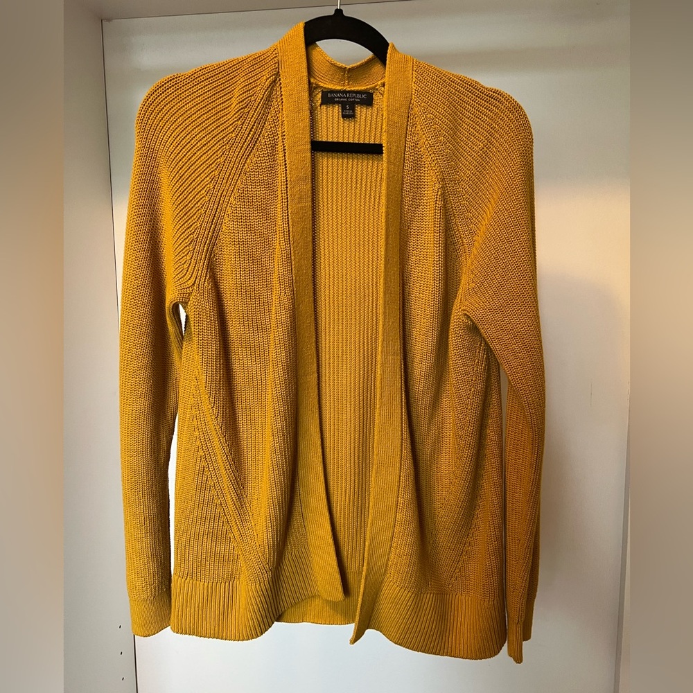 Banana Republic Factory Yellow Gold Small Cardigan